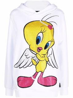 Philipp Plein декорированное худи Looney Tunes