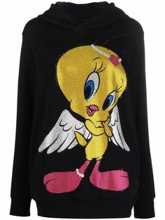 Philipp Plein декорированное худи Looney Tunes