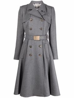 Elisabetta Franchi двубортное пальто с поясом