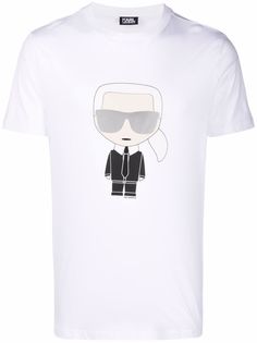 Karl Lagerfeld футболка Ikonik с круглым вырезом
