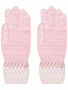Missoni перчатки с узором зигзаг