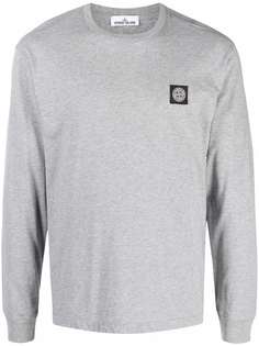 Stone Island футболка с нашивкой-логотипом