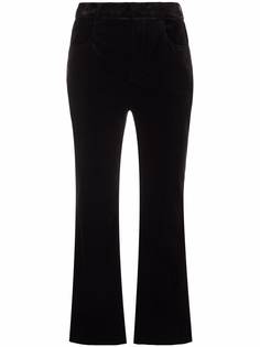 Saint Laurent укороченные брюки с завышенной талией