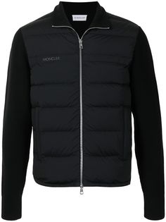 Moncler пуховик с логотипом