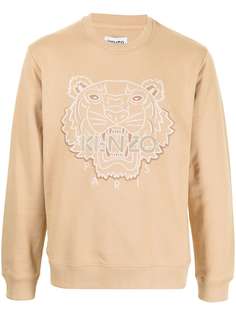 Kenzo толстовка с вышивкой Tiger