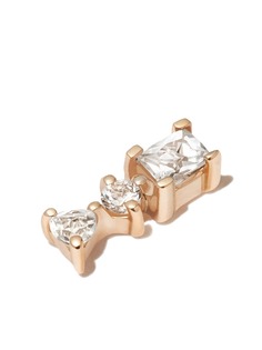 Otiumberg серьги-гвоздики Stone из желтого золота с топазами