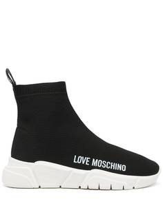 Love Moschino слипоны с логотипом