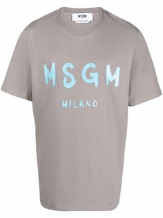 MSGM футболка с логотипом