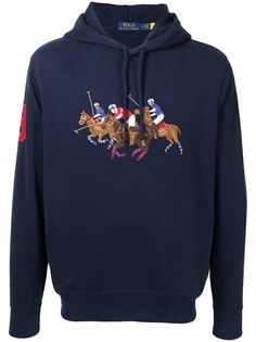 Polo Ralph Lauren худи с вышивкой Triple-Pony