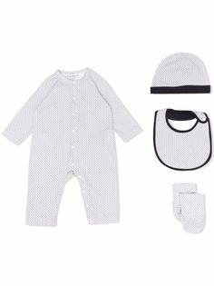 Emporio Armani Kids комплект для новорожденного с логотипом