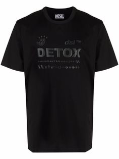 Diesel футболка Detox с принтом