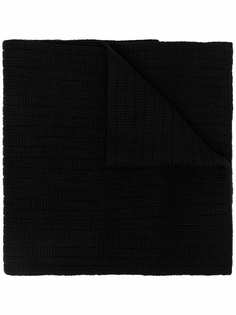 Moncler шерстяной шарф с нашивкой-логотипом