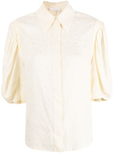 Chloé блузка с объемными рукавами
