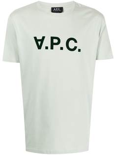 A.P.C. футболка с логотипом