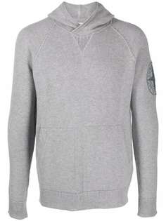 Stone Island худи с вышитым логотипом