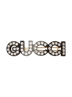 Gucci заколка для волос с логотипом