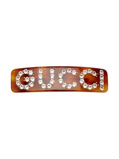Gucci заколка для волос с логотипом
