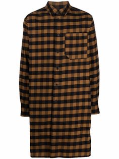 Kenzo длинная рубашка в клетку