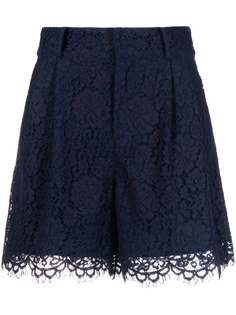 RED Valentino кружевные шорты с завышенной талией