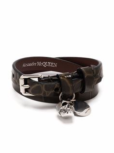 Alexander McQueen браслет Double Wrap