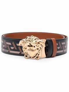 Versace ремень с декором Medusa Head и узором Greca