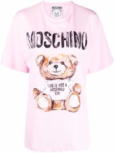 Moschino футболка с графичным принтом