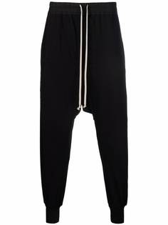 Rick Owens DRKSHDW брюки с кулиской и низким шаговым швом