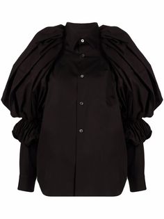 Comme Des Garçons рубашка с объемными рукавами