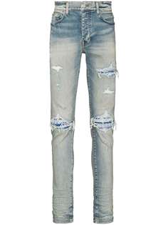 AMIRI джинсы MX1 с прорезями
