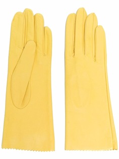 Manokhi кожаные перчатки с фестонами