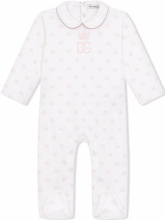 Dolce & Gabbana Kids комплект для новорожденного с логотипом DG