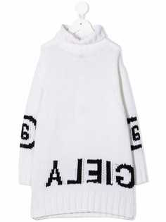 Maison Margiela джемпер с логотипом вязки интарсия