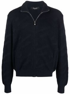 Versace кардиган в рубчик