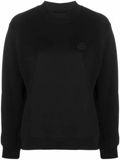 Moncler толстовка с нашивкой-логотипом