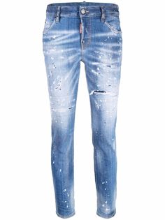 Dsquared2 джинсы с эффектом потертости