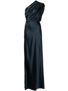 Michelle Mason шелковое платье асимметричного кроя со сборками