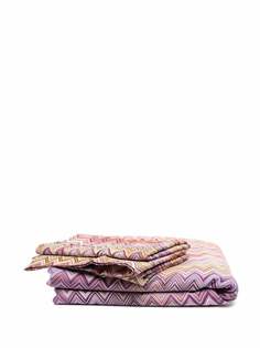 Missoni Home пододеяльник с узором зигзаг