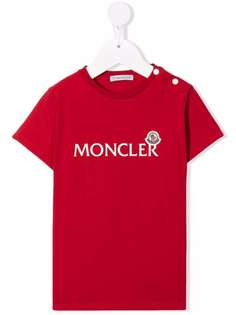 Moncler Enfant футболка с логотипом