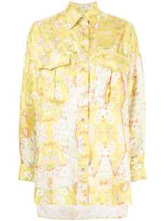 MANNING CARTELL рубашка Jacobean с цветочным принтом