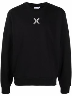 Kenzo толстовка с круглым вырезом и логотипом