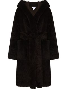 Bottega Veneta пальто с капюшоном