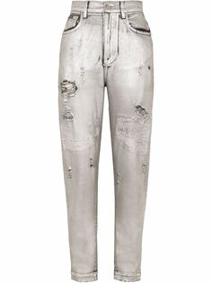 Dolce & Gabbana джинсы с прорезями