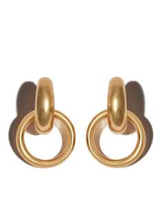 Loren Stewart позолоченные серьги в виде колец