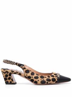 Aquazzura туфли с леопардовым принтом