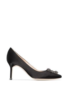 Manolo Blahnik атласные туфли-лодочки Hangisi 70
