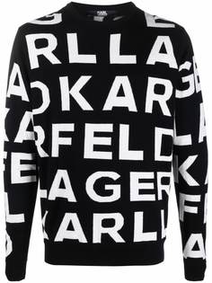 Karl Lagerfeld джемпер AOP с логотипом