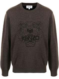 Kenzo толстовка с принтом Tiger