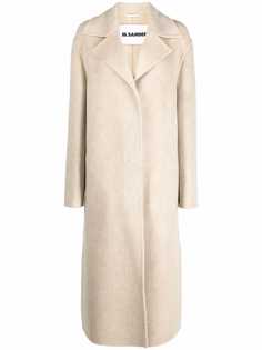 Jil Sander однобортное кашемировое пальто