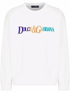 Dolce & Gabbana толстовка с вышитым логотипом