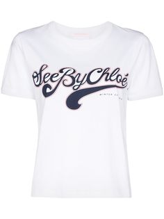 See by Chloé футболка с логотипом